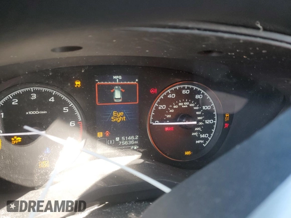 2019 Subaru Forester with VIN JF2SKACC2KH489361, listed as a Copart auction lot 48135355 with 75,636 mi miles and Salvage Title. Bid and sale history available at carsss.com. Image 9.