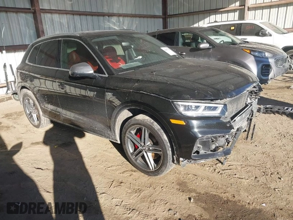 2018 Audi SQ5 Premium Plus z VIN WA1A4AFYXJ2063277, wystawiony jako IAAI lot #41657799 z przebiegiem 86 111 mil mil oraz . Historia ofert i sprzedaży dostępna na DreamBid. Obrazek 1.