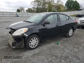2014 Nissan Versa S Plus with VIN 3N1CN7AP5EL809462, listed as a Copart auction lot 51427155 with 54,240 mi miles and Salvage Title. Bid and sale history available at carsss.com. Image 1.