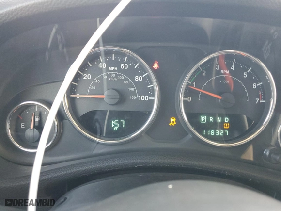2012 Jeep Wrangler Unlimited Sport with VIN 1C4BJWDG1CL285035, listed as a Copart auction lot 51269065 with 118,327 mi miles and Salvage Title. Bid and sale history available at carsss.com. Image 9.