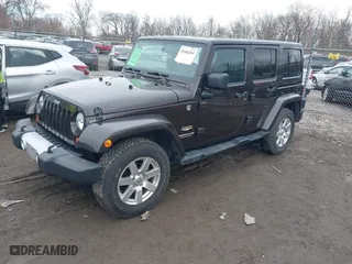 2013 Jeep Wrangler Unlimited Sahara with VIN 1C4BJWEG9DL686090, listed as a IAAI auction lot 41684264 with 126,000 mi miles. Bid and sale history available at carsss.com. Image 17.