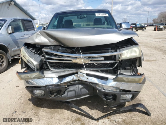 2007 Chevrolet C/K 1500 with VIN 1GCEK14Z67E117528, listed as a Copart auction lot 50833745 with 147,297 mi miles and Salvage Title. Bid and sale history available at carsss.com. Image 5.