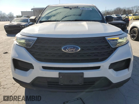 2021 Ford Explorer with VIN 1FMSK8BH5MGB33303, listed as a Copart auction lot 87237384 with 56,374 mi miles and Salvage Title. Bid and sale history available at carsss.com. Image 5.