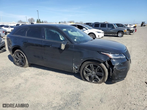 2018 Land Rover Range Rover Velar S with VIN SALYB2RX0JA748549, listed as a Copart auction lot 46741085 with 76,246 mi miles and Salvage Title. Bid and sale history available at carsss.com. Image 4.