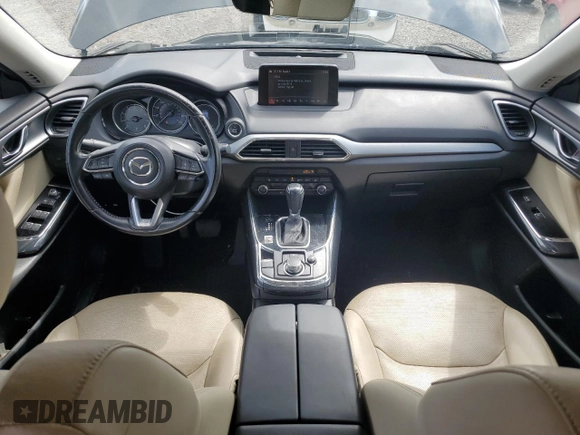 2019 Mazda CX-9 Touring with VIN JM3TCACY8K0312296, listed as a Copart auction lot 58550155 with 87,363 mi miles and Salvage title. Bid and sale history available at DreamBid. Image 8.