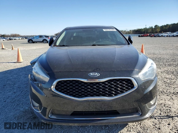 2015 Kia Cadenza Premium with VIN KNALN4D78F5182021, listed as a Copart auction lot 82618144 with 130,251 mi miles and Salvage Title. Bid and sale history available at carsss.com. Image 5.