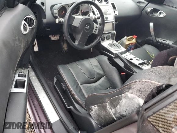 2004 Nissan 350Z Touring with VIN JN1AZ34E74T050080, listed as a Copart auction lot 41761305 with 0 mi miles and Salvage Title. Bid and sale history available at carsss.com. Image 8.
