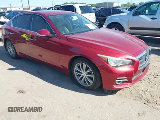2014 Infiniti Q50 Premium z VIN JN1BV7AP5EM687980, wystawiony jako IAAI lot #41973008 z przebiegiem 128 221 mil mil oraz . Historia ofert i sprzedaży dostępna na DreamBid. Obrazek 1.