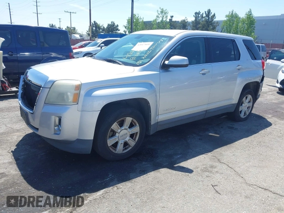 2010 GMC Terrain SLE-1 with VIN 2CTFLCEW0A6276238, listed as a IAAI auction lot 42017808 with 168,853 mi miles. Bid and sale history available at carsss.com. Image 2.