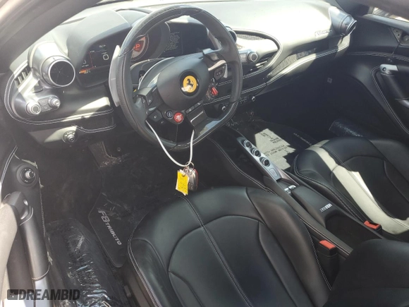 2021 Ferrari F8 Tributo with VIN ZFF92LLA8M0268230, listed as a Copart auction lot 50326925 with 18,802 mi miles and Salvage Title. Bid and sale history available at carsss.com. Image 8.