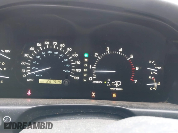 2000 Lexus LX 470 with VIN JT6HT00W9Y0096647, listed as a IAAI auction lot 41376347 with 231,916 mi miles and . Bid and sale history available at DreamBid. Image 7.