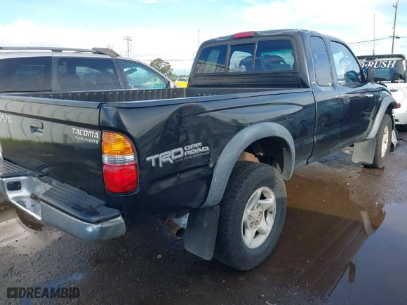 2001 Toyota Tacoma PreRunner with VIN 5TESN92N71Z782399, listed as a IAAI auction lot 41724298 with NaN miles. Bid and sale history available at carsss.com. Image 4.
