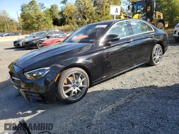 2023 Mercedes-Benz E 350 with VIN W1KZF8EB5PB132464, listed as a Copart auction lot 75684214 with 2,776 mi miles and Salvage Title. Bid and sale history available at DreamBid. Image 1.