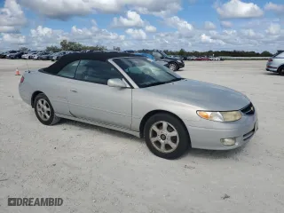 2001 Toyota Camry Solara SE with VIN 2T1FF28P81C522260, listed as a Copart auction lot 80128104 with 0 mi miles and Salvage Title. Bid and sale history available at carsss.com. Image 4.