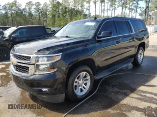 2015 Chevrolet Suburban LT with VIN 1GNSCJKC4FR306045, listed as a Copart auction lot 47111775 with 151,576 mi miles and Salvage Title. Bid and sale history available at carsss.com. Image 1.