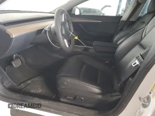 2022 Tesla Model 3 Long Range with VIN 5YJ3E1EB7NF296285, listed as a Copart auction lot 43058565 with 70,946 mi miles and Salvage Title. Bid and sale history available at carsss.com. Image 7.