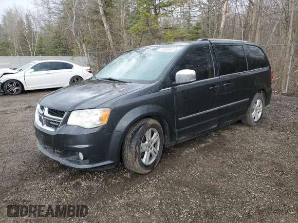 2011 Dodge Grand Caravan Crew with VIN 2D4RN5DG2BR762738, listed as a Copart auction lot 49528955 with 203,748 mi miles and Clean Title. Bid and sale history available at DreamBid. Image 1.