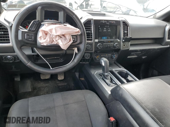 2016 Ford F-150 XLT with VIN 1FTFX1EG2GKF77712, listed as a Copart auction lot 45689545 with 211,303 mi miles and Salvage title. Bid and sale history available at DreamBid. Image 8.