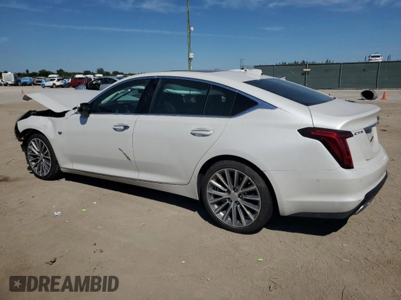 2024 Cadillac CT5 Premium Luxury z VIN 1G6DN5RK5R0121594, wystawiony jako Copart lot #46986405 z przebiegiem 9 010 mil mil oraz Szkoda całkowita • Salvage title. Historia ofert i sprzedaży dostępna na DreamBid. Obrazek 2.
