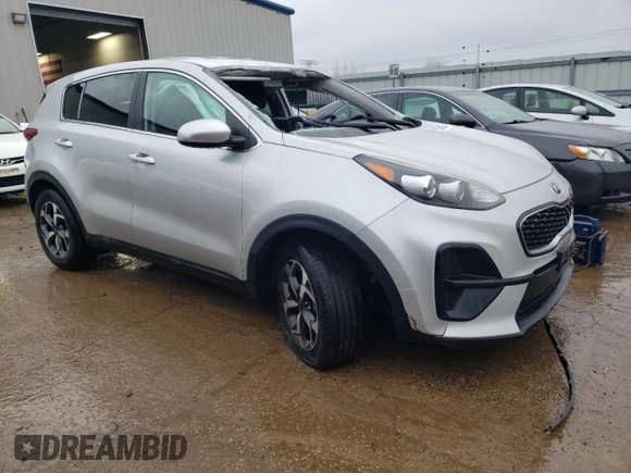 2020 Kia Sportage LX with VIN KNDPM3AC2L7806978, listed as a Copart auction lot 46620605 with 37,842 mi miles and Salvage Title. Bid and sale history available at carsss.com. Image 4.