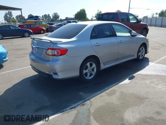 2012 Toyota Corolla L with VIN 2T1BU4EEXCC866050, listed as a IAAI auction lot 42140147 with 212,814 mi miles. Bid and sale history available at carsss.com. Image 4.