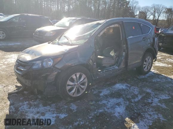 2013 Honda CR-V EX-L z VIN 5J6RM4H78DL070719, wystawiony jako Copart lot #58851615 z przebiegiem Nie podano mil oraz Nie do naprawy. Historia ofert i sprzedaży dostępna na DreamBid. Obrazek 1.