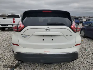 2016 Nissan Murano SL with VIN 5N1AZ2MH8GN101060, listed as a Copart auction lot 53380265 with 153,344 mi miles and Clean Title. Bid and sale history available at carsss.com. Image 6.