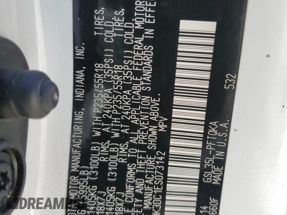 2014 Toyota Sienna Limited with VIN 5TDDK3DC1ES073142, listed as a Copart auction lot 45492525 with 157,827 mi miles and Salvage Title. Bid and sale history available at DreamBid. Image 15.