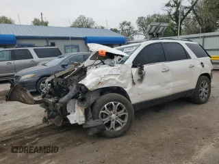 2014 GMC Acadia SLT z VIN 1GKKRRKD4EJ136026, wystawiony jako Copart lot #53744535 z przebiegiem Nie podano mil oraz Szkoda całkowita • Salvage title. Historia ofert i sprzedaży dostępna na DreamBid. Obrazek 1.
