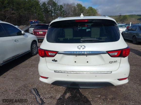 2017 Infiniti QX60 with VIN 5N1DL0MN3HC528684, listed as a IAAI auction lot 41205391 with NaN miles. Bid and sale history available at carsss.com. Image 16.