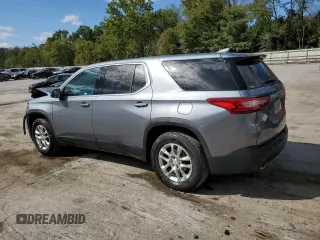 2018 Chevrolet Traverse LS with VIN 1GNEVFKW8JJ259706, listed as a Copart auction lot 72405544 with 93,292 mi miles and Salvage Title. Bid and sale history available at carsss.com. Image 2.