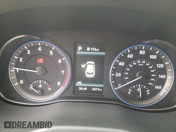 2020 Hyundai Kona Limited with VIN KM8K3CA50LU434827, listed as a Copart auction lot 69276332 with 6,019 mi miles. Bid and sale history available at carsss.com. Image 9.