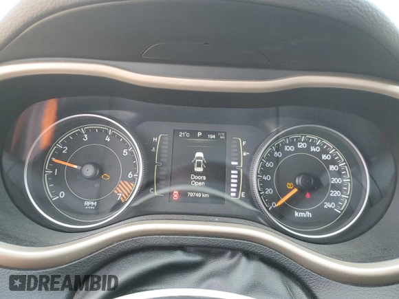 2015 Jeep Cherokee Sport with VIN 1C4PJLAB0FW559938, listed as a Copart auction lot 66727155 with 79,749 mi miles and Salvage title. Bid and sale history available at DreamBid. Image 9.