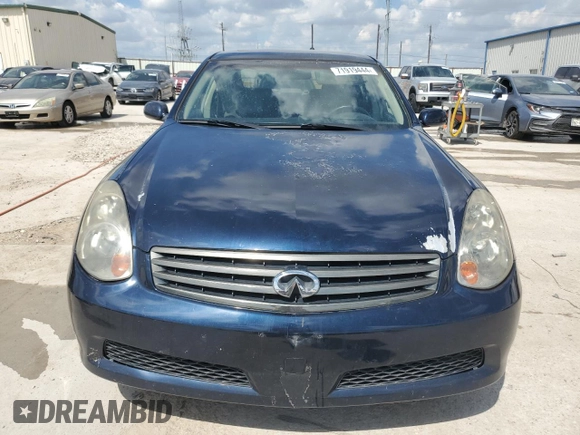 2006 Infiniti G35 with VIN JNKCV51E46M503844, listed as a Copart auction lot 71919444 with 109,390 mi miles and Clean Title. Bid and sale history available at DreamBid. Image 5.