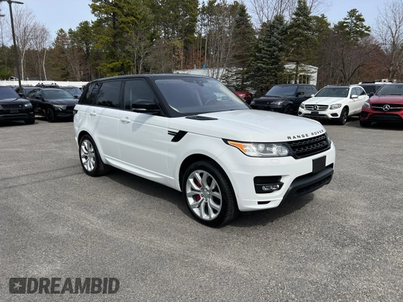 2017 Land Rover Range Rover Sport Autobiography with VIN SALWV2FE7HA135324, listed as a Copart auction lot 51818805 with 157,467 mi miles and Clean Title. Bid and sale history available at carsss.com. Image 1.