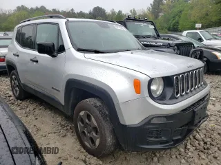 2018 Jeep Renegade Sport with VIN ZACCJBAB8JPH95901, listed as a Copart auction lot 55772785 with 182,033 mi miles and Clean title. Bid and sale history available at DreamBid. Image 4.