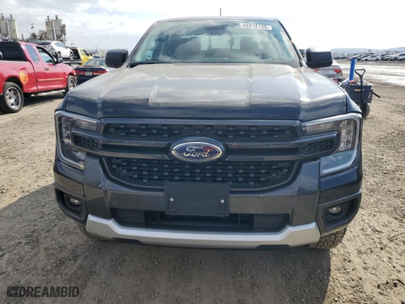 2024 Ford Ranger XLT with VIN 1FTER4GHXRLE33755, listed as a Copart auction lot 42812135 with 1,012 mi miles and Salvage Title. Bid and sale history available at carsss.com. Image 5.