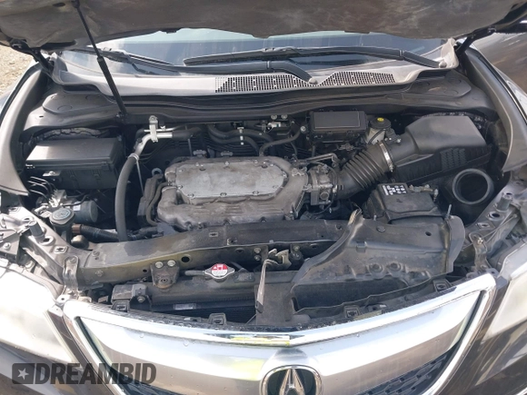 2016 Acura MDX with VIN 5FRYD3H21GB010674, listed as a IAAI auction lot 41916426 with 121,278 mi miles. Bid and sale history available at carsss.com. Image 10.