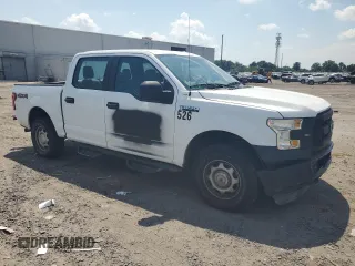 2015 Ford F-150 XLT with VIN 1FTEW1EF5FFA73720, listed as a Copart auction lot 62667515 with 55,196 mi miles and Salvage title. Bid and sale history available at DreamBid. Image 4.