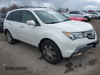 2009 Acura MDX with VIN 2HNYD28299H524937, listed as a IAAI auction lot 42039352 with 165,687 mi miles. Bid and sale history available at carsss.com. Image 1.