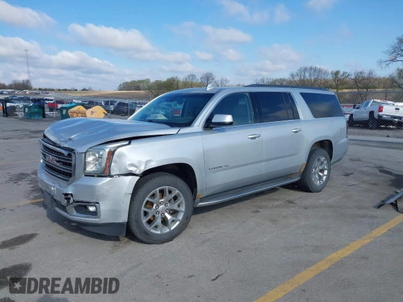 2015 GMC Yukon XL SLT z VIN 1GKS2HKCXFR618783, wystawiony jako IAAI lot #42081053 z przebiegiem 230 368 mil mil oraz . Historia ofert i sprzedaży dostępna na DreamBid. Obrazek 2.