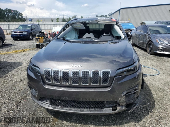 2019 Jeep Cherokee Latitude Plus with VIN 1C4PJLLN0KD119876, listed as a Copart auction lot 60462765 with 61,909 mi miles and Salvage title. Bid and sale history available at DreamBid. Image 5.