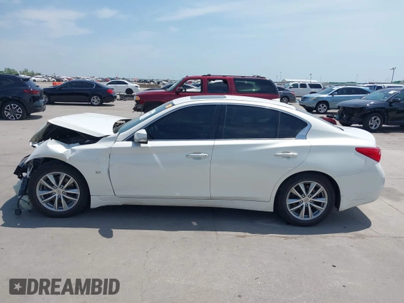 2014 Infiniti Q50 Premium z VIN JN1BV7AP8EM691683, wystawiony jako IAAI lot #42064258 z przebiegiem 146 805 mil mil oraz . Historia ofert i sprzedaży dostępna na DreamBid. Obrazek 15.