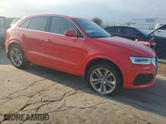 2016 Audi Q3 Prestige with VIN WA1FFCFS0GR005380, listed as a Copart auction lot 66805484 with 113,486 mi miles and Salvage title. Bid and sale history available at DreamBid. Image 4.