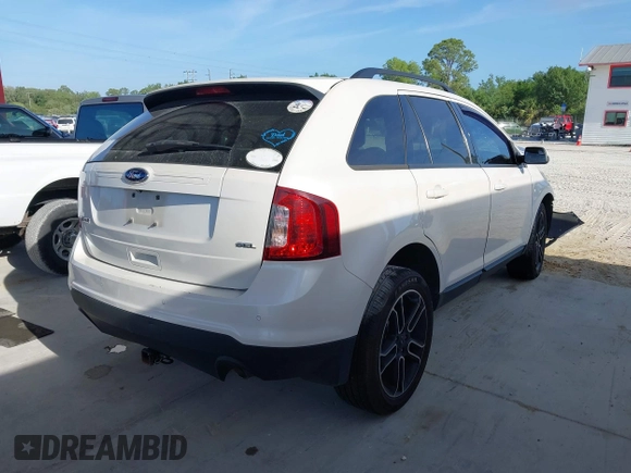 2014 Ford Edge SEL with VIN 2FMDK3JC1EBB11938, listed as a IAAI auction lot 41957453 with 170,806 mi miles. Bid and sale history available at carsss.com. Image 4.