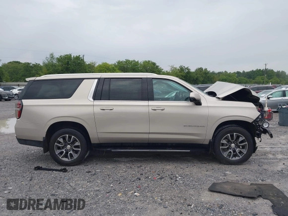2023 Chevrolet Suburban LT with VIN 1GNSCCKD2PR170276, listed as a IAAI auction lot 42207490 with Not provided miles and . Bid and sale history available at DreamBid. Image 14.