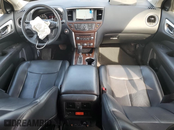2017 Nissan Pathfinder SL with VIN 5N1DR2MM2HC663057, listed as a Copart auction lot 52504485 with 109,673 mi miles and Salvage Title. Bid and sale history available at DreamBid. Image 8.