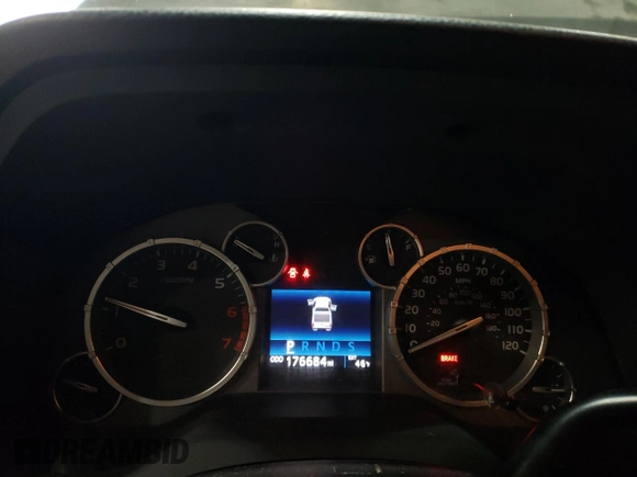 2016 Toyota Tundra 4WD Truck SR with VIN 5TFUW5F19GX515898, listed as a Copart auction lot 44784545 with 176,684 mi miles and Salvage Title. Bid and sale history available at carsss.com. Image 9.
