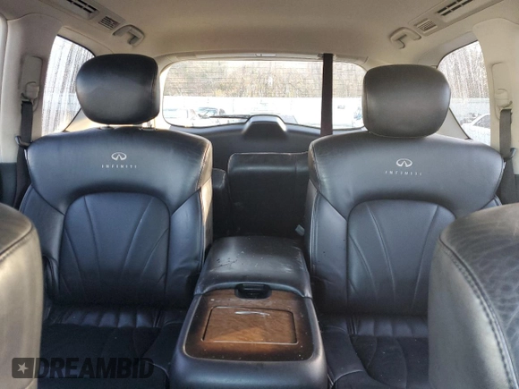 2013 Infiniti QX56 with VIN JN8AZ2NF2D9530334, listed as a Copart auction lot 43047735 with 165,203 mi miles and Salvage title. Bid and sale history available at DreamBid. Image 10.