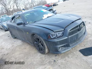 2014 Dodge Charger SRT8 Super Bee with VIN 2C3CDXGJ5EH205541, listed as a IAAI auction lot 41367563 with 78,317 mi miles. Bid and sale history available at carsss.com. Image 1.